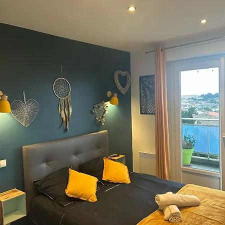 Le Rêve Bleu Grand Balcon Appartement Carcassonne